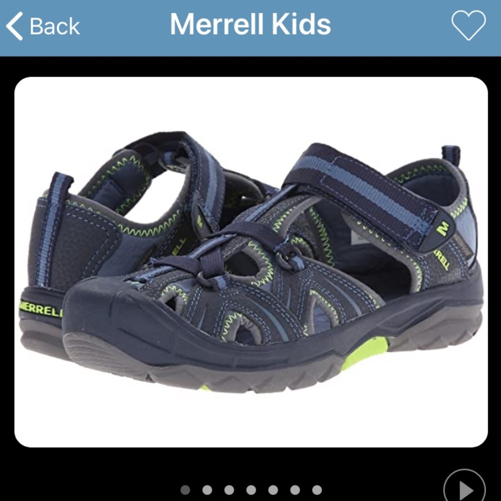 6 WIDE, Boys hydro hiker sandals.